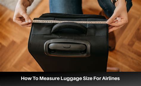 how to measure a suitcase size.